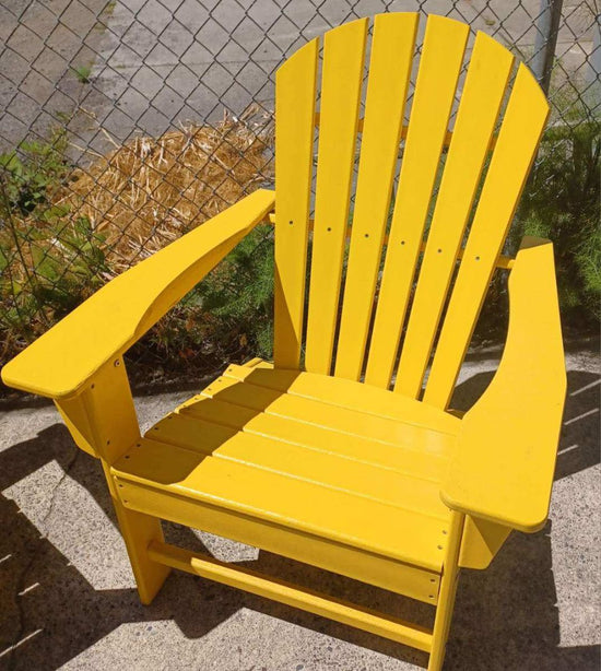Adirondack Happy Yellow Chair. Polywood. Price EACH. 2 Available