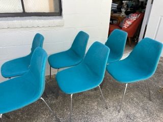 Set of 8 Zuiver Albert Kuip Side Chairs