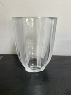 **Alain Carrie Crystal Vase