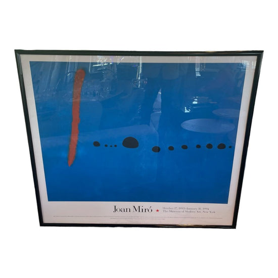 Joan Miro Print from MOMA 1993