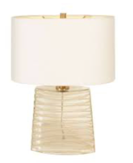 *Robert Abbey Glass Oblong Table Lamp