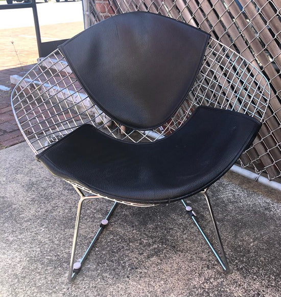 Alphaville Bertoia Style Diamond Wire Chair in Chrome