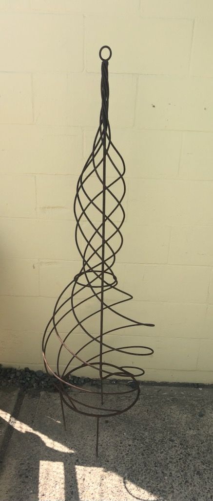 Outdoor Metal Spiral Sculpture