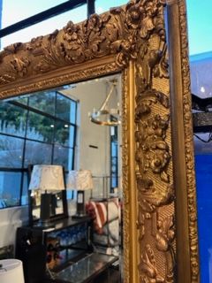 *Vintage ornate gold mirror