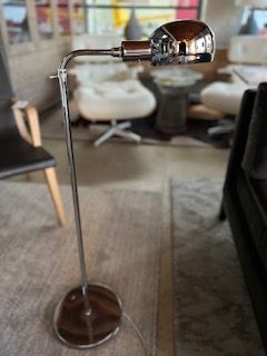 *vintage chrome articulating floor lamp