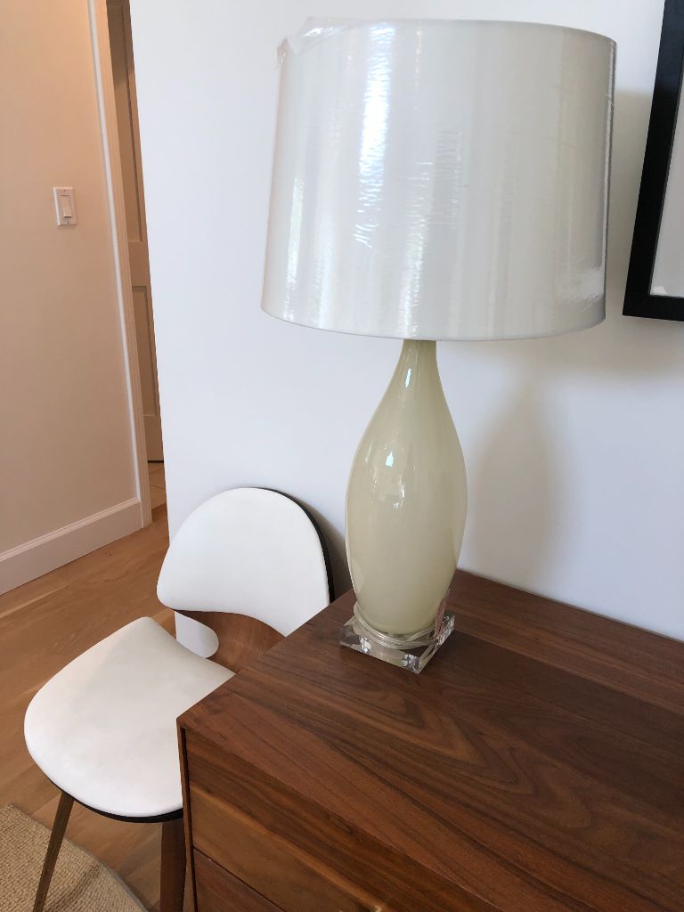 Hand Blown Glass Table Lamp