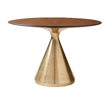 West Elm West Elm Silhouette Pedestal Dining Table. Original Price: $2199, 44: D x 30"H