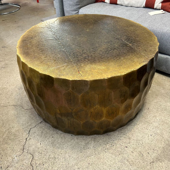 Pottery Barn Distressed Bronze coffee table