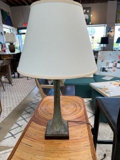 *Visual Comfort for Gumps Copper Patina Sillouette Table Lamp