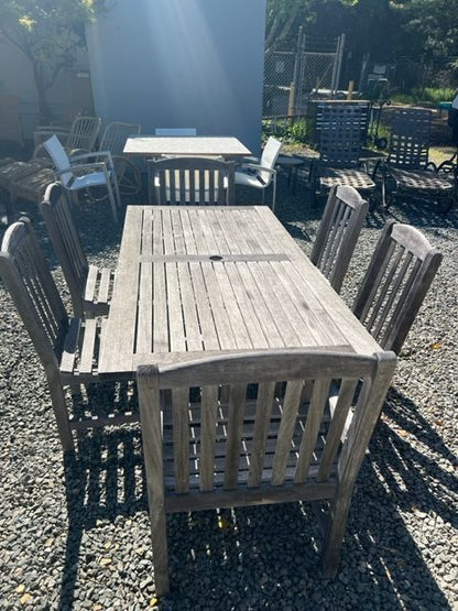 Smith &amp; Hawken Teak Vintage Table and Chair SET