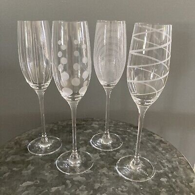 mikasa cheers champagne glasses set of 6