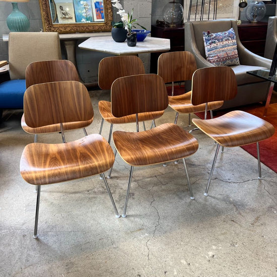 Herman Miller Eames Molded Plywood Set of 6 Dining Chair
