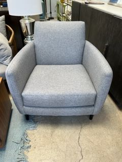 CB2 Parlour Chair and Ottoman