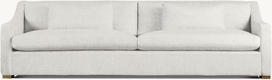 RH Slope Arm Belgian Linen Sofa