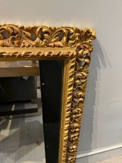 *Vintage gold gilt mirror, 24 x 36