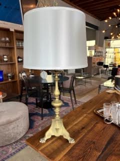 *MCM Brass Hollywood Regency Table Lamp