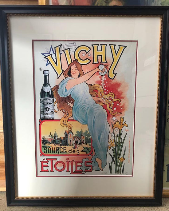 Vintage Vichy Source des Etoiles Poster