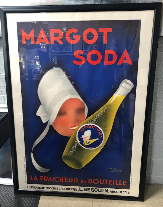 Vintage French Aperatif Margot Soda Poster