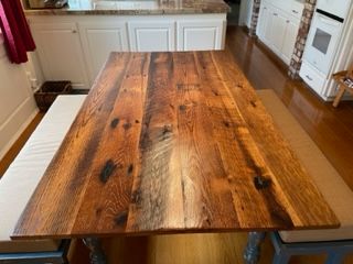 *Vermont Custom made expanding farm table