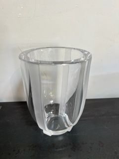 **Alain Carrie Crystal Vase