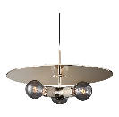 Restoration Hardware Utilitair Disk light fixture