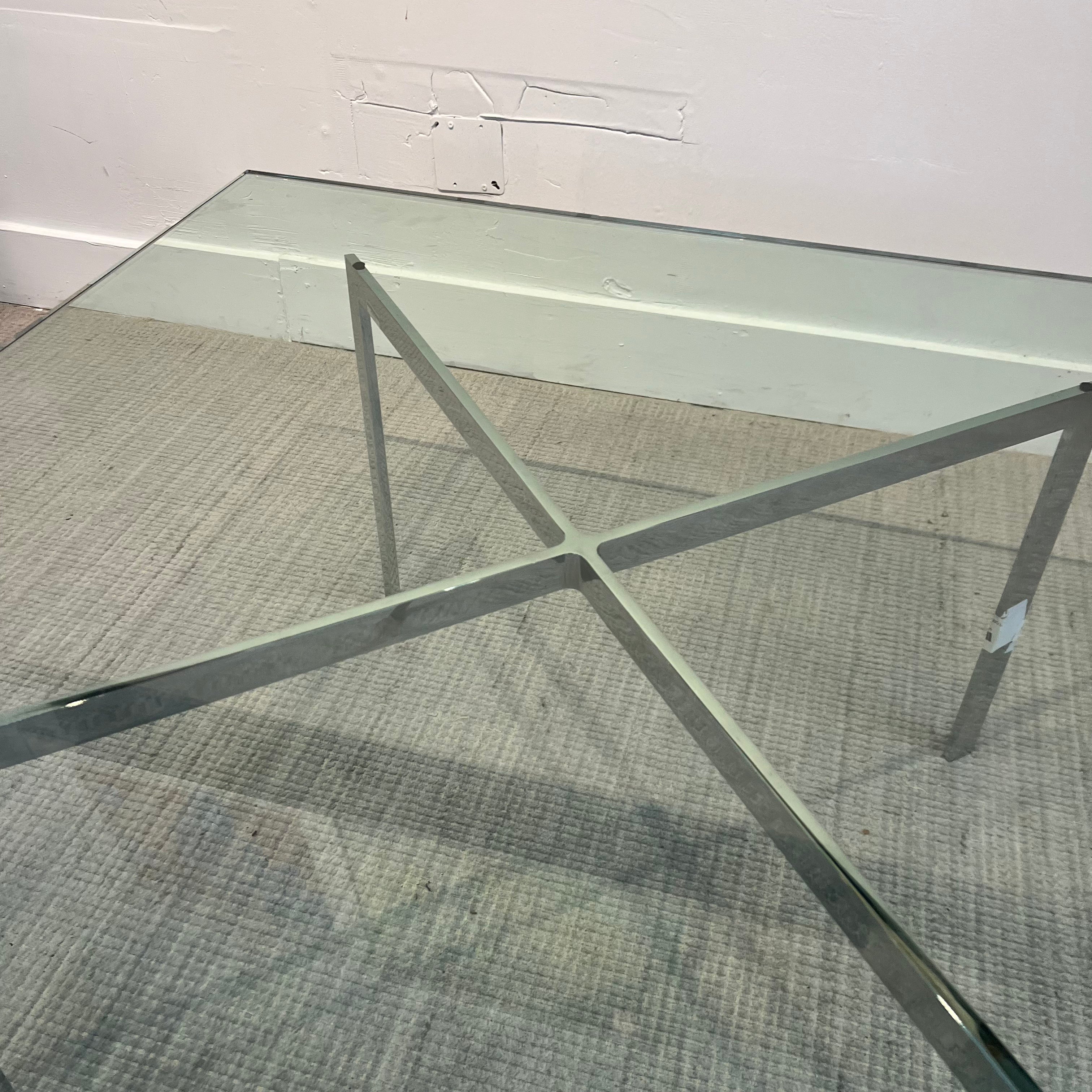 Knoll Studio Ludwig Mies Van Der Rohe Barcelona Coffee Table.