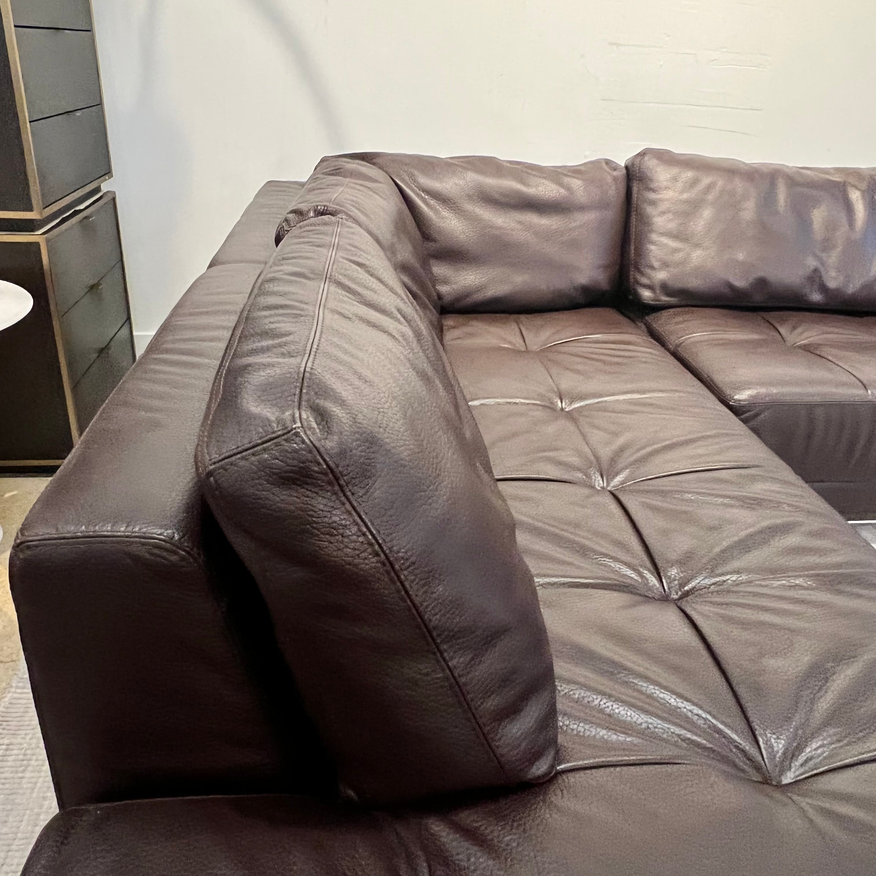 Roche Bobois Leather Sectional