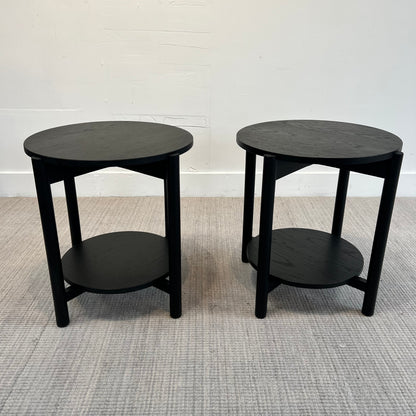 West Elm Jordi Pair of Side Table. PAIR