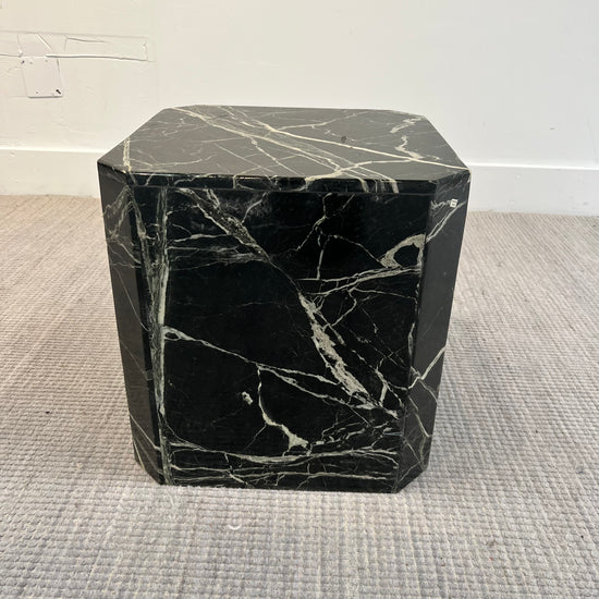 **Custom Marble Plynth accent table