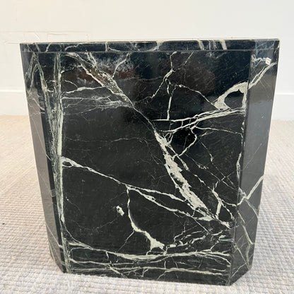 **Custom Marble Plynth accent table