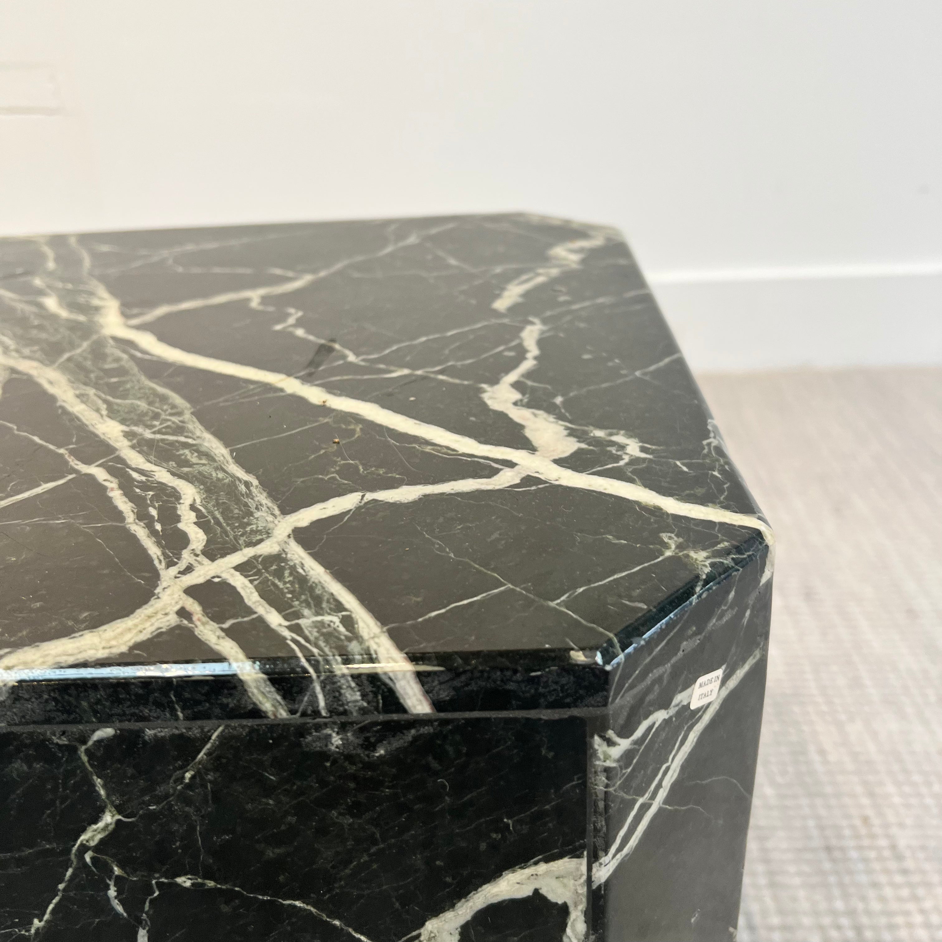 **Custom Marble Plynth accent table