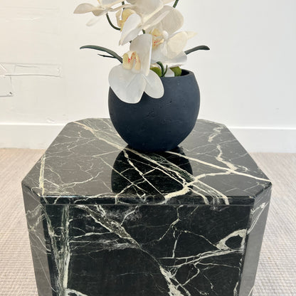 **Custom Marble Plynth accent table