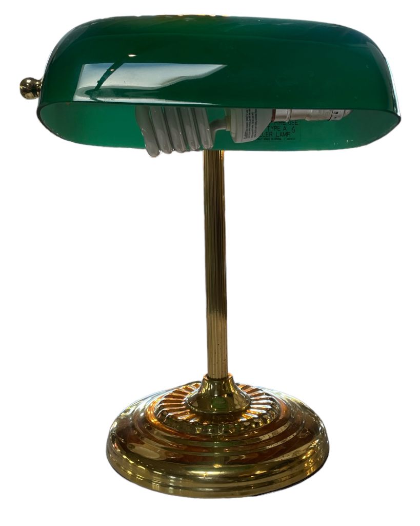 Vintage Bankers Table Lamp