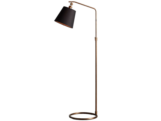Arhaus Kellen Antiqued Brass Floor Lamp. Original Price: $800