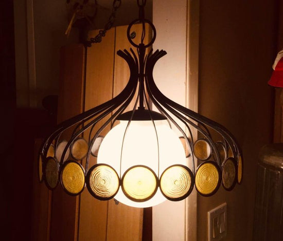 Vintage hanging light fixture from 60&