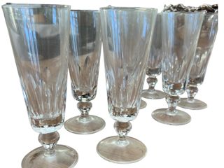 Louis France set of 7 Vintage Champagne glasses