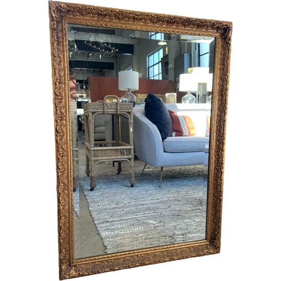 Vintage Gilt Frame Beveled Mirror