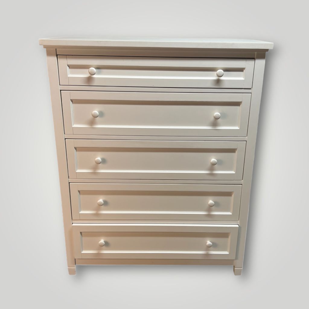 Pottery Barn White beadboard dresser