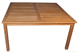 Square Teak Outdoor Dining Table
